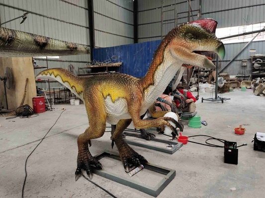 Volwassen Realistische de Dinosaurusrobot Animatronic Velociraptor van het Themapark