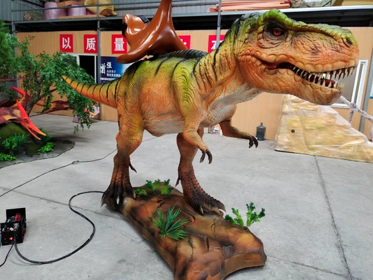 Kinderen speeltuin Animatronische Dinosaurus Ride Beweging Voor attractieparken