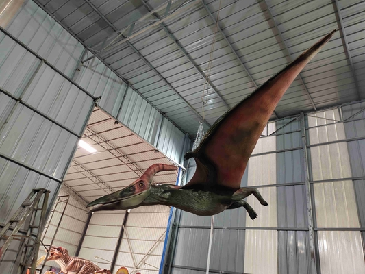 Leefgrootte Realistische Dinosaurus Animatronische Hang On Pterosaurus Met Geluid