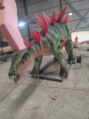 Kunstmatige Stegosaurus aangepast Realistisch Dinosaurus Animatronisch Model Afstandsbediening