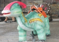 Coin Operated Walking Dinosaur Rides Waterproof For Kids Amusement Park
