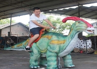 Coin Operated Walking Dinosaur Rides Waterproof For Kids Amusement Park