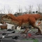 Themaparkuitrusting Realistisch Animatronic dinosaurusmodel Carnotaurus-standbeeld