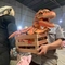Aangepaste realistische dinosaurus handpop, themapark T Rex handpop