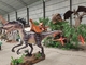 Live Show Animatronic Dinosaur Ride voor Jonge geitjes het Berijden