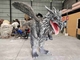 Kunstmatig interactief realistisch dinosaurus kostuum op maat voor buiten pretpark