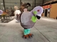 Ogen knipperen open mond realistische animatronische dieren met geluid