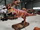 Simulatie levensgrootte Animatronische Dilophosaurus voor Jurassic Park