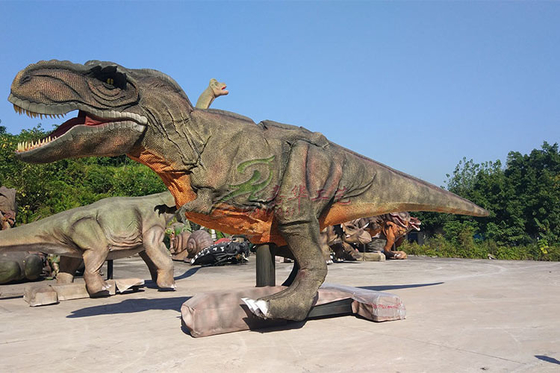 Het klantgerichte Gebeeldhouwde Model van de Stadium Realistische Dinosaurus met Dinosaurusgeluid