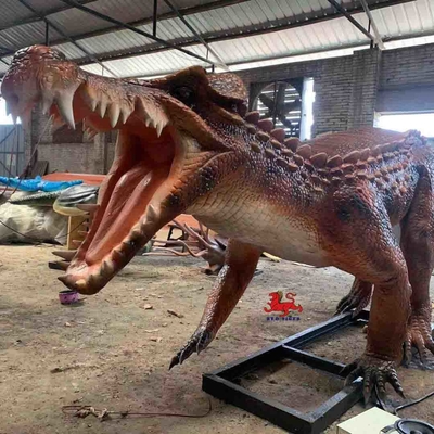 kopen Levensgrote realistische dinosaurusmodellen Outdoor Crocodile Statue Theme Park Equipment online manufacture