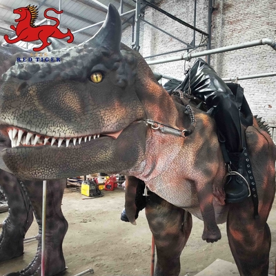 kopen Levensgroot realistisch Dino-kostuum, Carnotaurus-dinosauruskostuum om op te treden online manufacture
