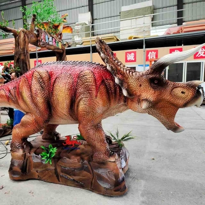kopen Jurassic World Dinosaur Realistisch Animatronic Dinosaur Pretpark Themapark Triceratops Model online manufacture