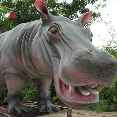 Animatronic nijlpaard, 4m nijlpaard op ware grootte voor pretpark