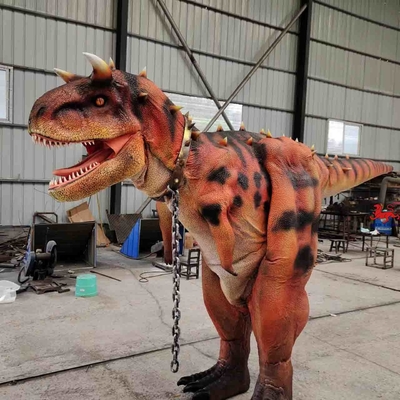 Carnotaurus Realistisch dinosauruskostuum Volwassen leeftijd Handmatige bediening voor prestaties