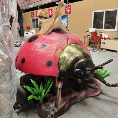 kopen Themapark Realistisch Animatronic Lieveheersbeestje Model Natuurlijke kleur online manufacture