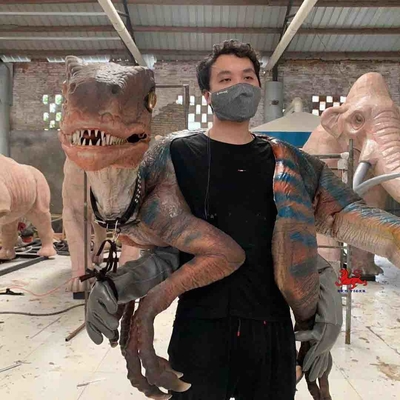 kopen Handgemaakte zachte Dino handpop volwassen leeftijd Raptor handpop online manufacture