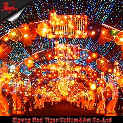 kopen Themapark Chinese festivallantaarn Zonbestendige Zigong-lantaarn online manufacture