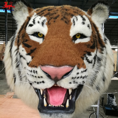 kopen Wandgemonteerde animatronic realistische tijgerkop kunstmatig type online manufacture