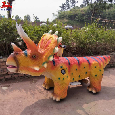 220V Animatronic Dinosaur Ride Kinderen Leeftijd Snelheid Instelbaar