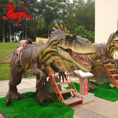 Realistische animatronische Tyrannosaurus-rit met aanpassing van beweging / geluid