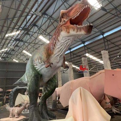 Themapark Realistische Animatronic Dinosaur T Rex met aanpassing van beweging / geluid