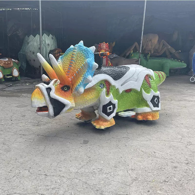 Aangepaste Animatronic dinosaurusrit op natuurlijke kleur voor themapark