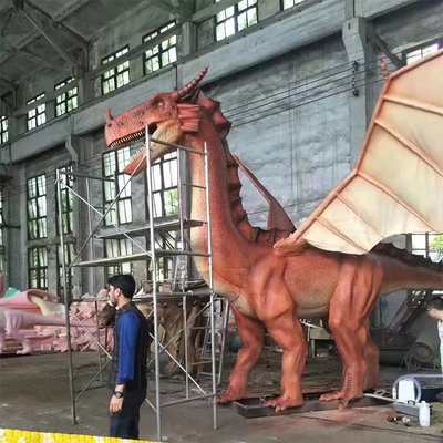 Mechanische Animatronic Draken Waterdicht Themapark Dinosaurus