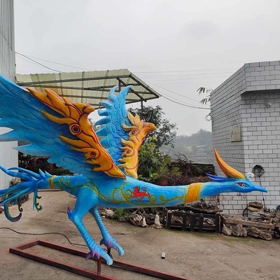 De levensgrote Elektronische Handcrafted Chinese Mythische Schepselen Luan Niao van Animatronics