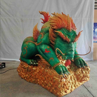 De realistische correcte Levensgrote Moedige Troepen van Dieren Chinese Mythologische Schepselen