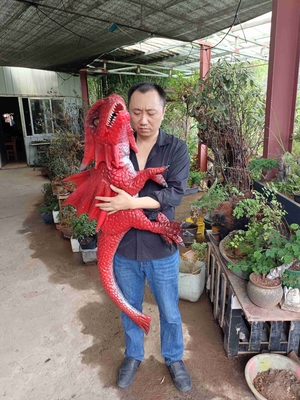 Aangepaste Marionet van de de Dinosaurusbaby van Animatronic van de handcontrole de Realistische