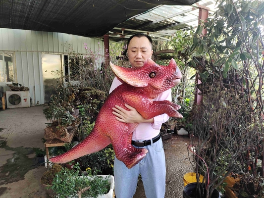 kopen Rood Baby Aanpassing Dino Hand Puppet Voor pretpark online manufacture