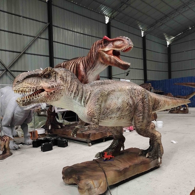 Flexible Moeder Beweging Realistische Animatronische Dinosaurus Afstandsbediening / Sensor Gecontroleerd