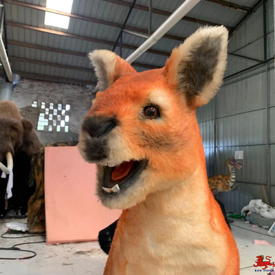 Flexibel kruipende realistische animatronische dinosaurus voor pretpark