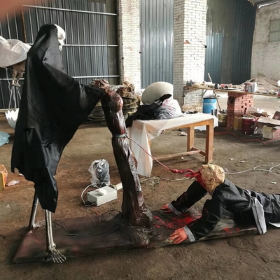 kopen Horror animatie spookachtige Halloween decoraties Mansion Yard Customized life size party online manufacture