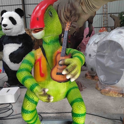 kopen Cartoon Biomimetische Dinosaurus Model Animatronische Dino Band Voor Theme Park online manufacture