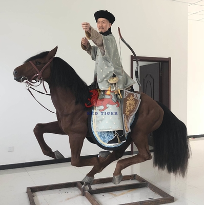 Realistische levensgrote op maat gemaakte siliconen figuur Wasfiguur Wasmuseum Herdenkingshal