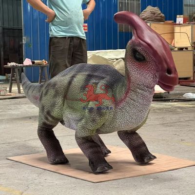 Nieuwe Realistische Animatronische Afstandsbediening Wandelende Robot Dinosaurus Parasaurolophus Robot Hond