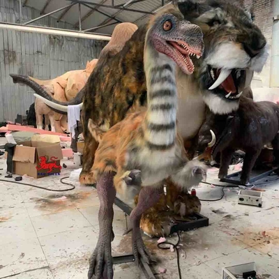 Levensecht realistisch animatronic dinosauruspretpark Limusaurus-model