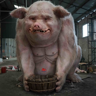 Aangepaste animatronic realistische varkens volwassen leeftijd voor winkelcentra
