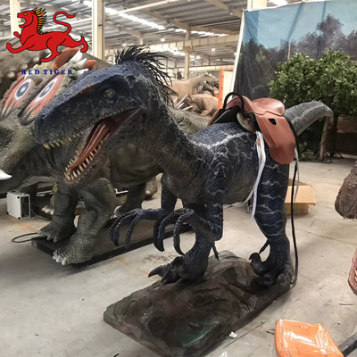 Hoge kwaliteit realistische animatronic dinosaurus escape room wandgemonteerde decoratieve roofvogel dinosauruskop