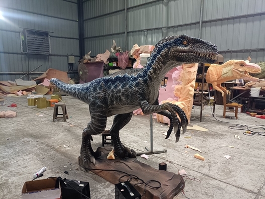 Park Realistische Animatronische Dinosaurus Raptor Lifelike