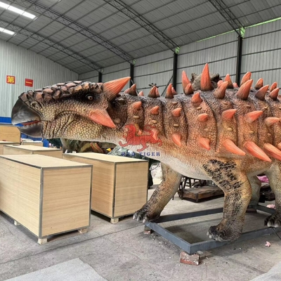 Geanimeerde Realistische Animatronische Dinosaurus Ankylosaurus Dinosaurussen