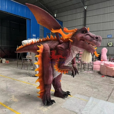 Vertoonplaatsen Realistisch Animatronisch Drakenkostuum 12 maanden garantie