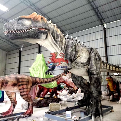 Vermaakpark Animatronic Realistic Dinosaurus Allosaurus Buiten