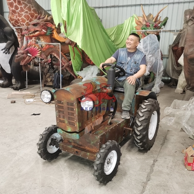 Nieuwe Bestuurbare Animatronic Tractor Themapark Pretpark