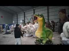 2.5m Aangepaste de Mandspruit van Hoogteanimatronic Dinosaurus