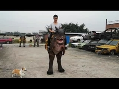 Handgemaakte Simulatie Animatronische Dinosaurus kostuum In kostuum feest