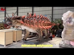 Geanimeerde Realistische Animatronische Dinosaurus Ankylosaurus Dinosaurussen