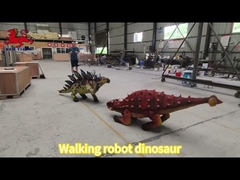 Nieuwe Realistische Animatronische Afstandsbediening Wandelende Robot Dinosaurus Stegosaurus Robot Hond
