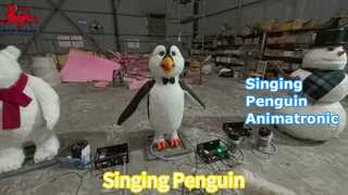 Zingende pinguïn Animatronic leuk voor parken